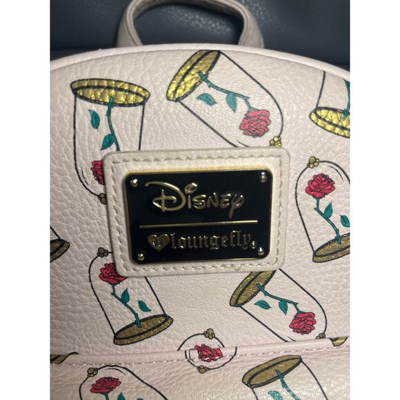 Rare 2018 Disney Loungefly Beauty and the Beast, Rose Pring main image 4